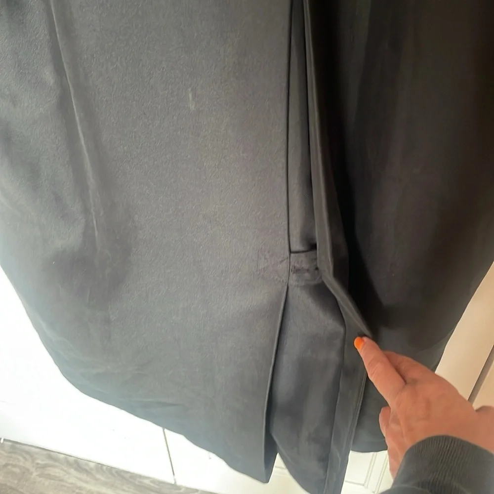 Lauren Ralph Lauren Men’s‎ Black Long Lined Trench Coat Size 46R